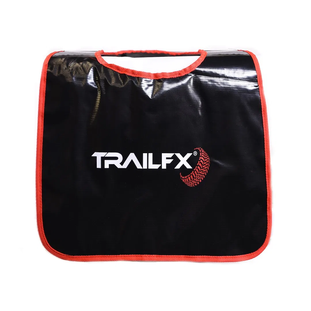 WA045 – TRAILFX Winch Cable Damper, Drape Over Cable To Absorb Cable Whip Black/ Orange Reflective